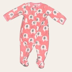Carter’s Size 3m Elephant Pink Overalls